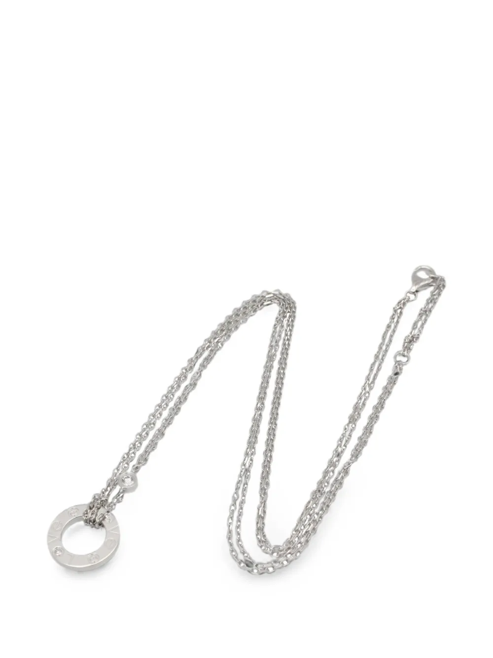 Cartier 2010s Love diamond necklace - Argento