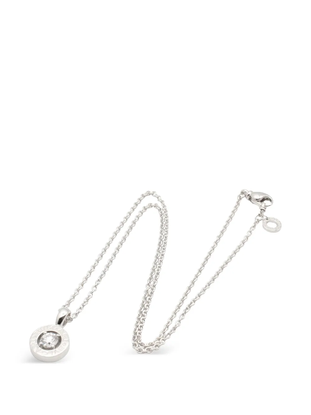 Bvlgari Pre-Owned 2010s Bulgari Bulgari diamond necklace - Silber