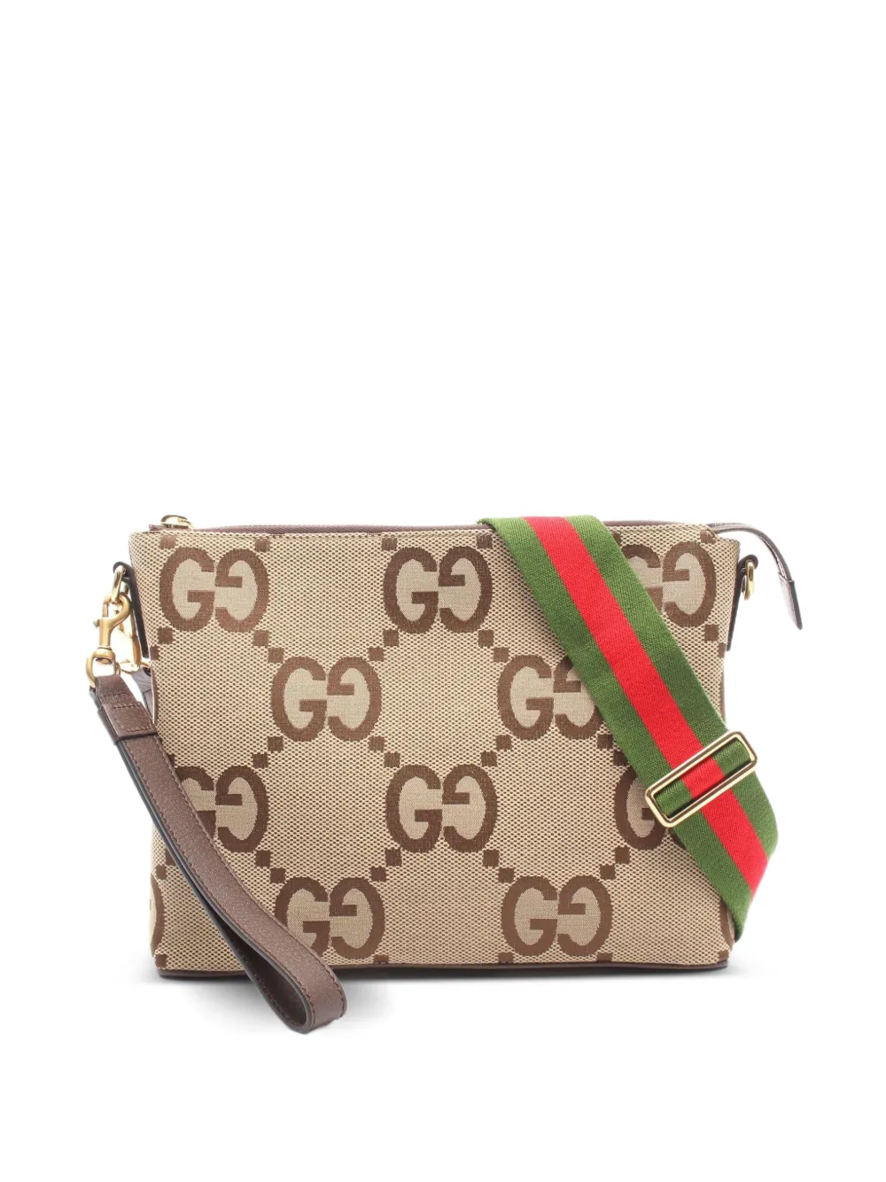Gucci Pre-Owned 2010s Jumbo GG-canvas messenger bag - Toni neutri