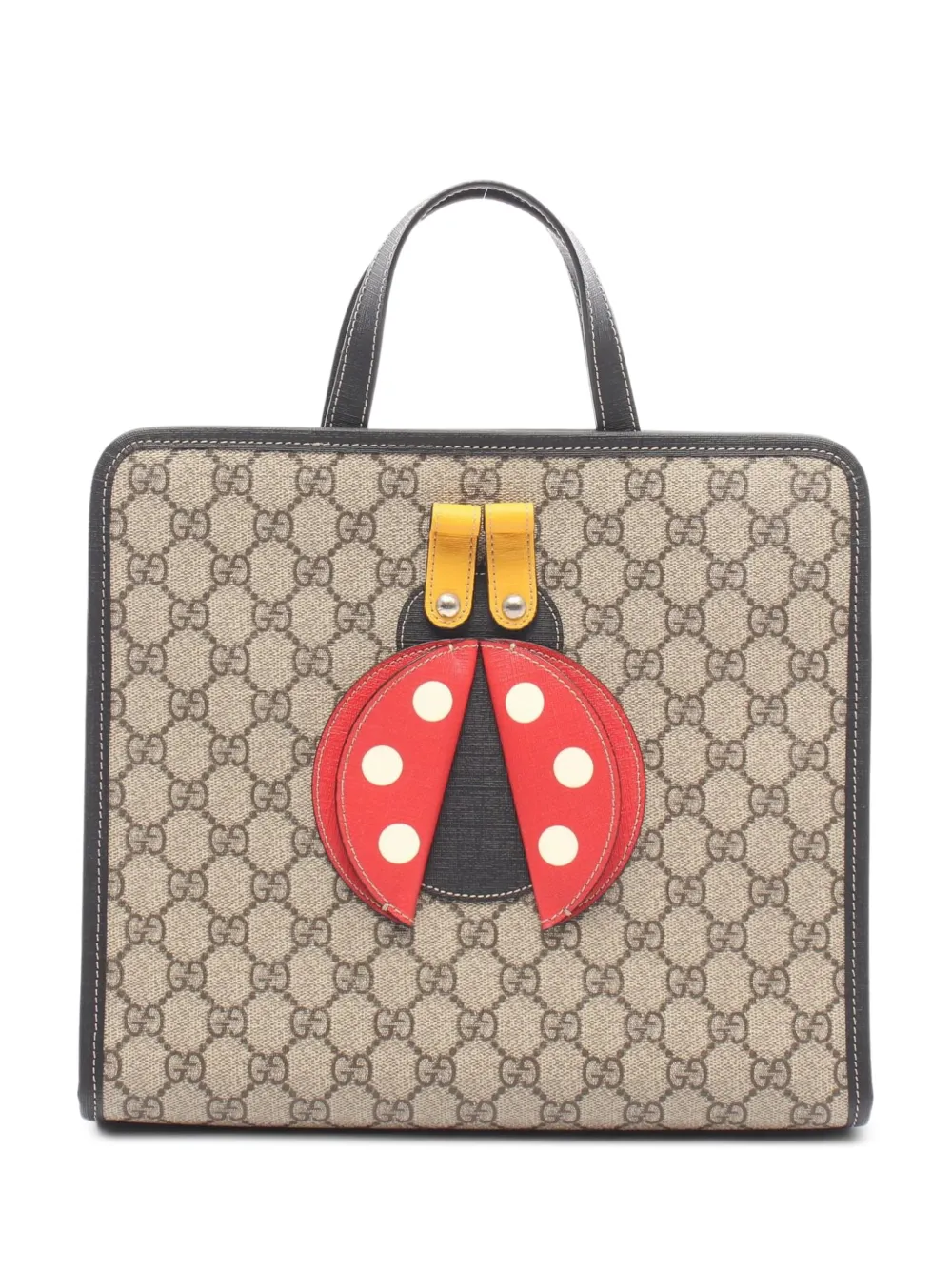 Gucci Pre-Owned 2010s GG Supreme Ladybird tote bag - Nude