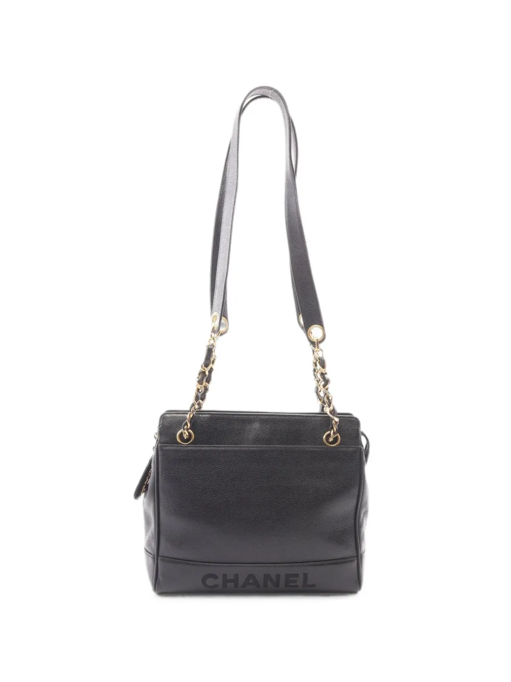 CHANEL Pre-Owned 1996-1997 Caviar leather shoulder bag - Nero