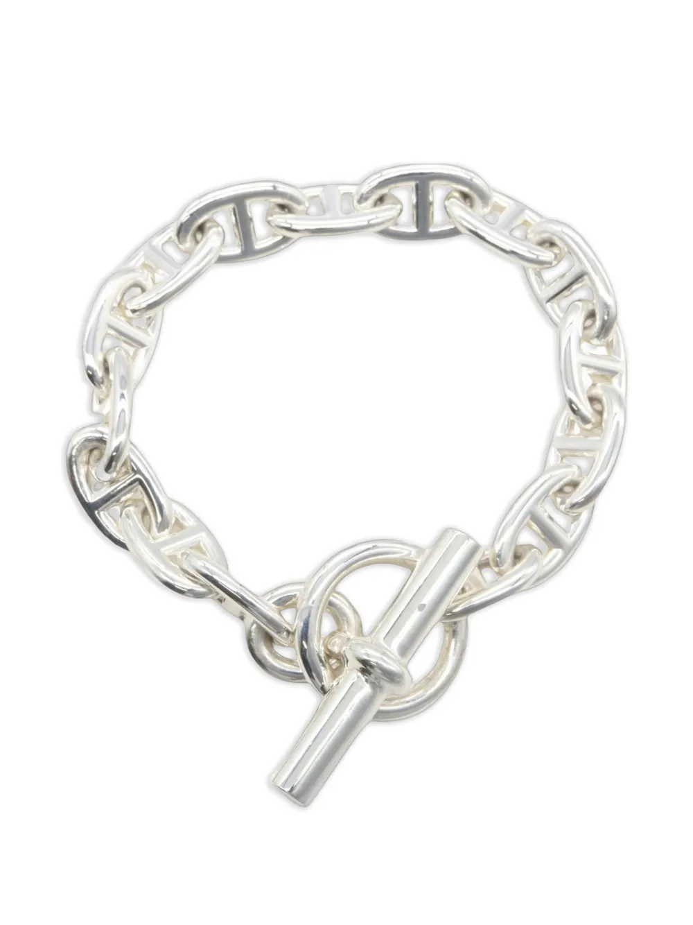 Pre-owned Hermes 2010s Chaîne D'ancre Mm Bracelet