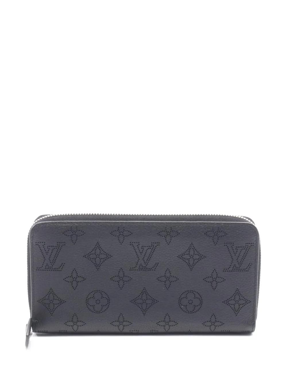Louis Vuitton Pre-Owned 2021s Zippy Mahina-leather wallet - Nero