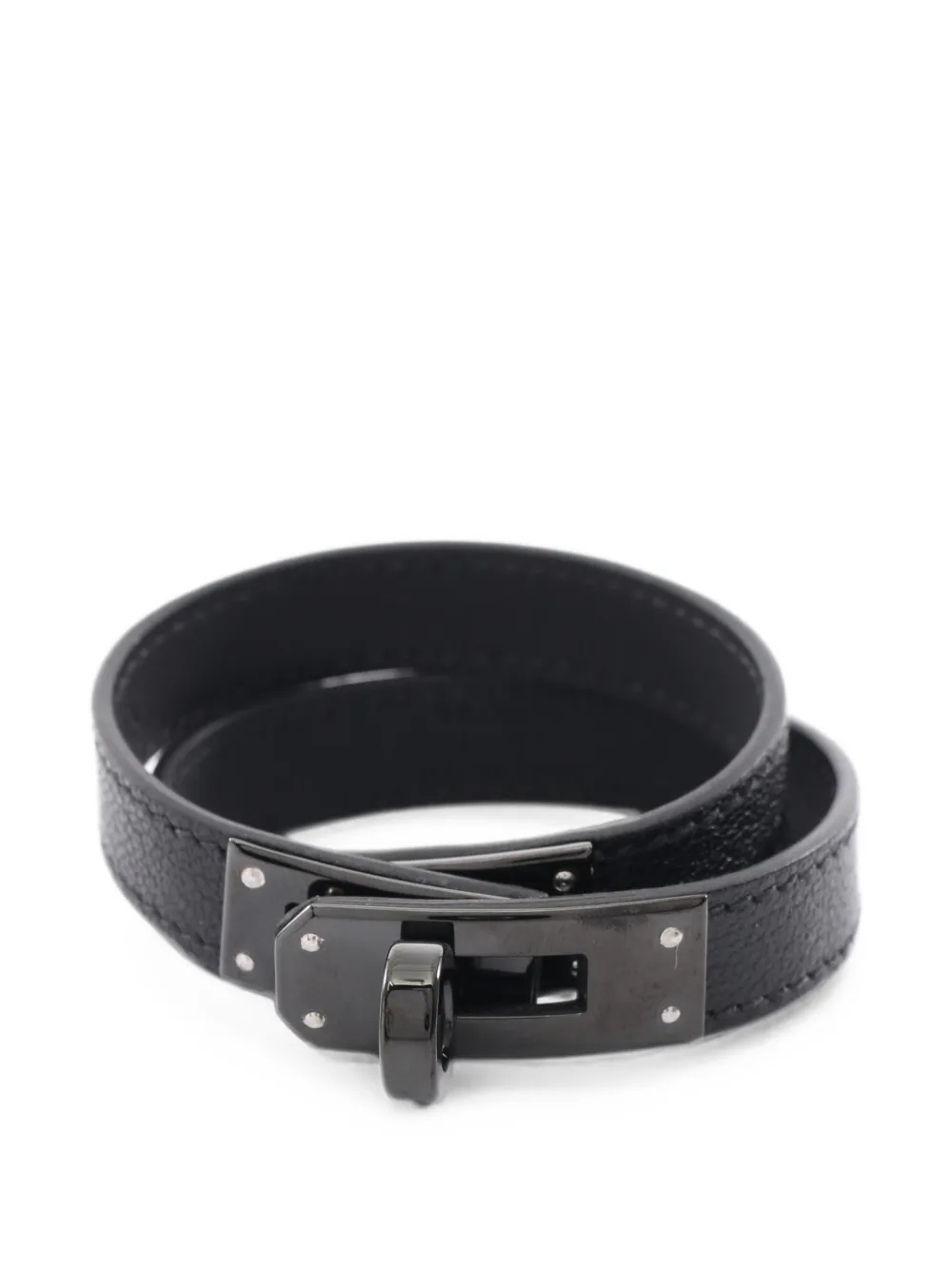 Hermès Pre-Owned Kelly double tour bracelet - Nero