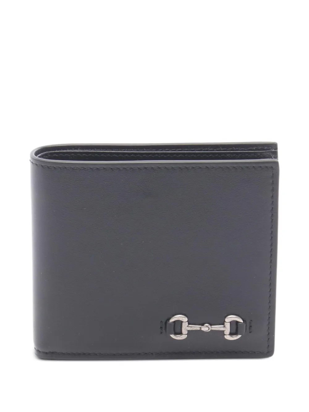 Gucci Pre-Owned 2020s Horsebit bi-fold wallet - Nero