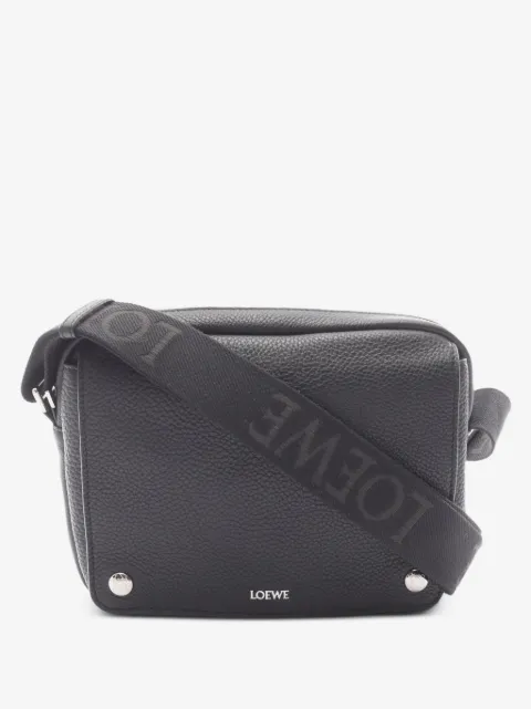 Loewe Pre-Owned 2020s medium Pebble leather messenger bag
