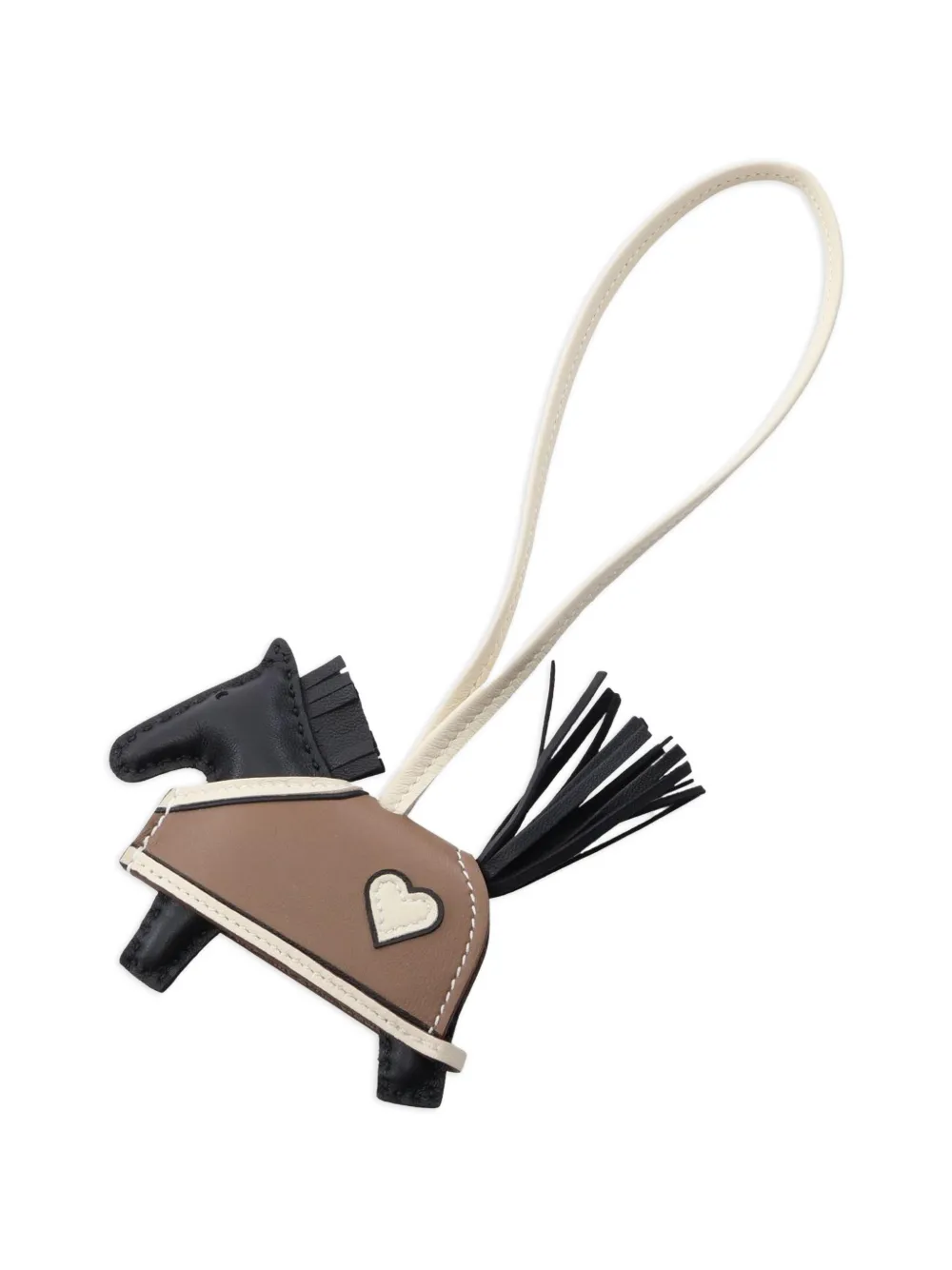 Hermès Pre-Owned 2026 PM Rodeo Coeur bag charm - Brown