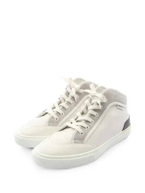Hermès Pre-Owned 2010s panelled high-top sneakers
