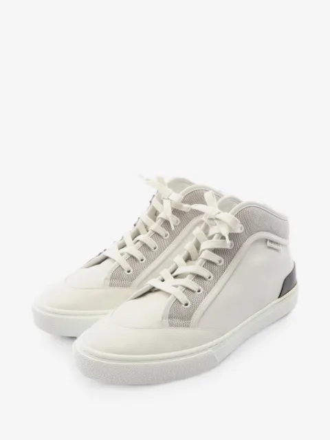 Hermès Pre-Owned 2010s panelled high-top sneakers