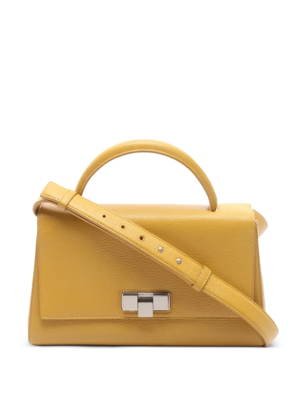 Bottega Veneta Pre-Owned 2000s leather shoulder bag - Yellow