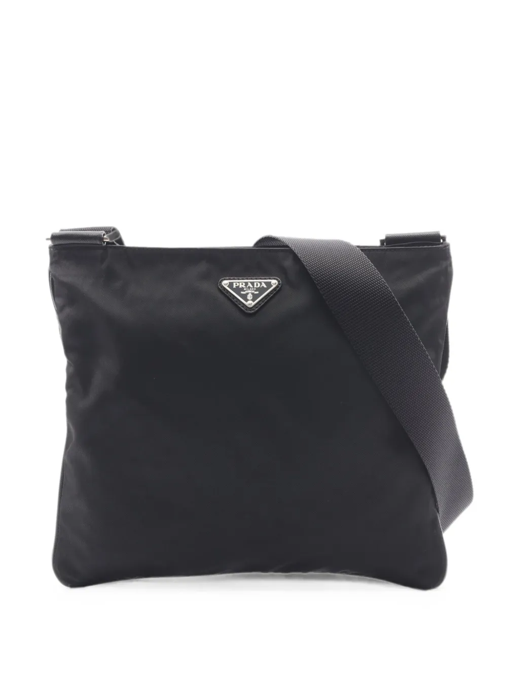 Prada Pre-Owned 2010s logo shoulder bag - Nero