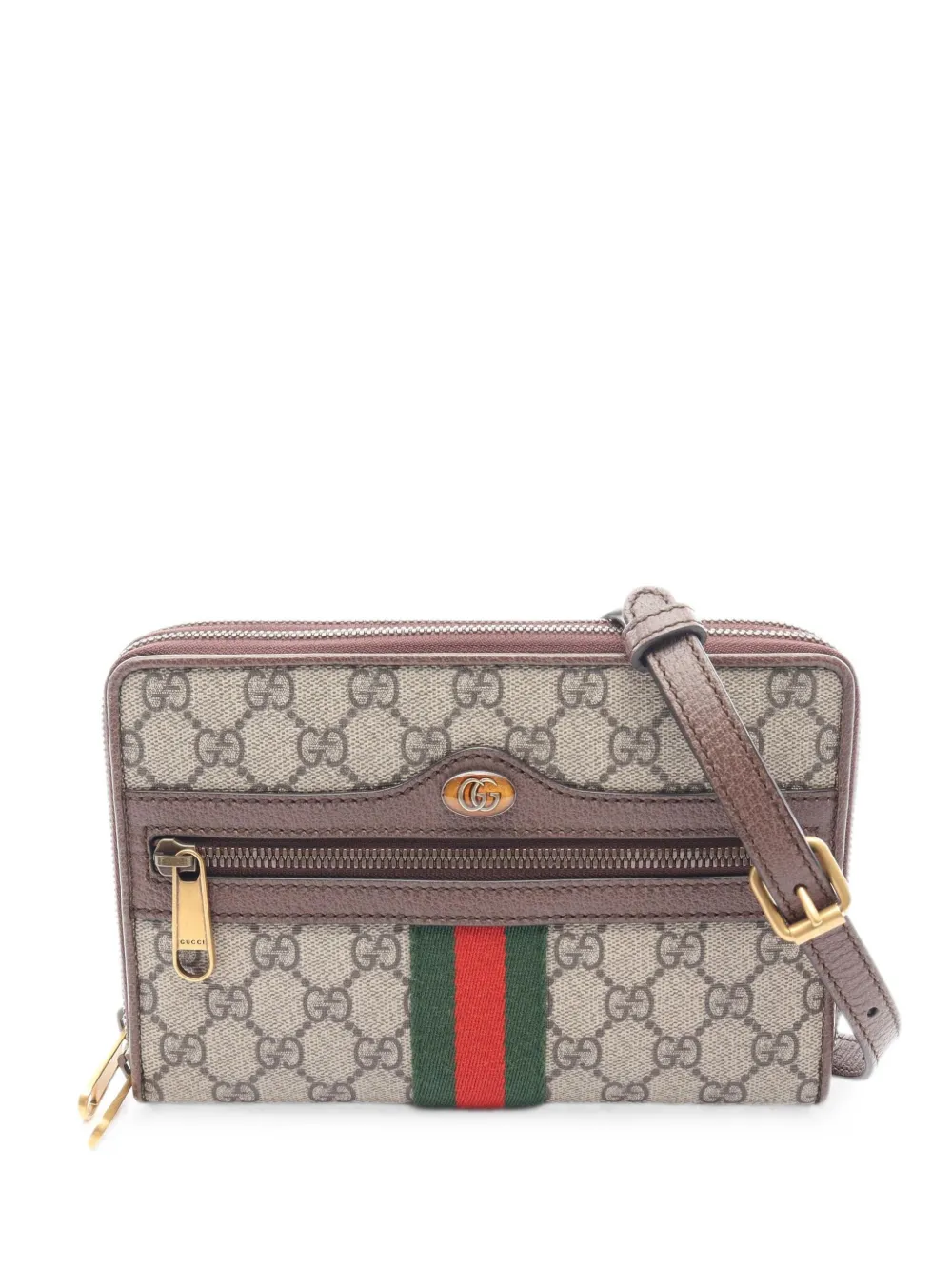 Gucci Pre-Owned 2010s Ophidia GG Supreme shoulder bag - Marrone
