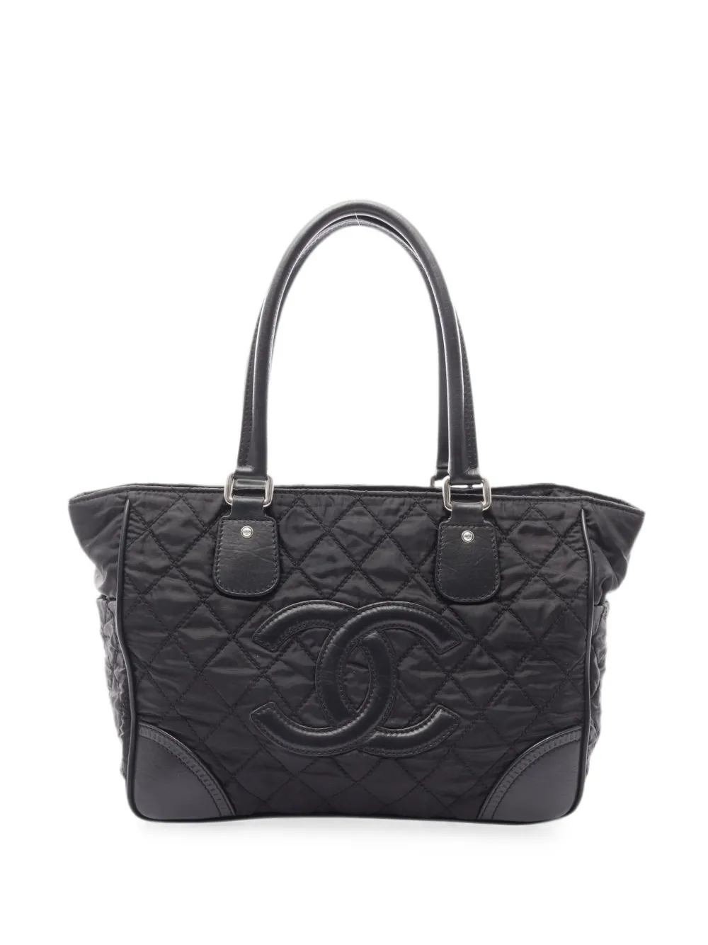 CHANEL Pre-Owned 2006-2008 Paris New York CC tote bag - Nero
