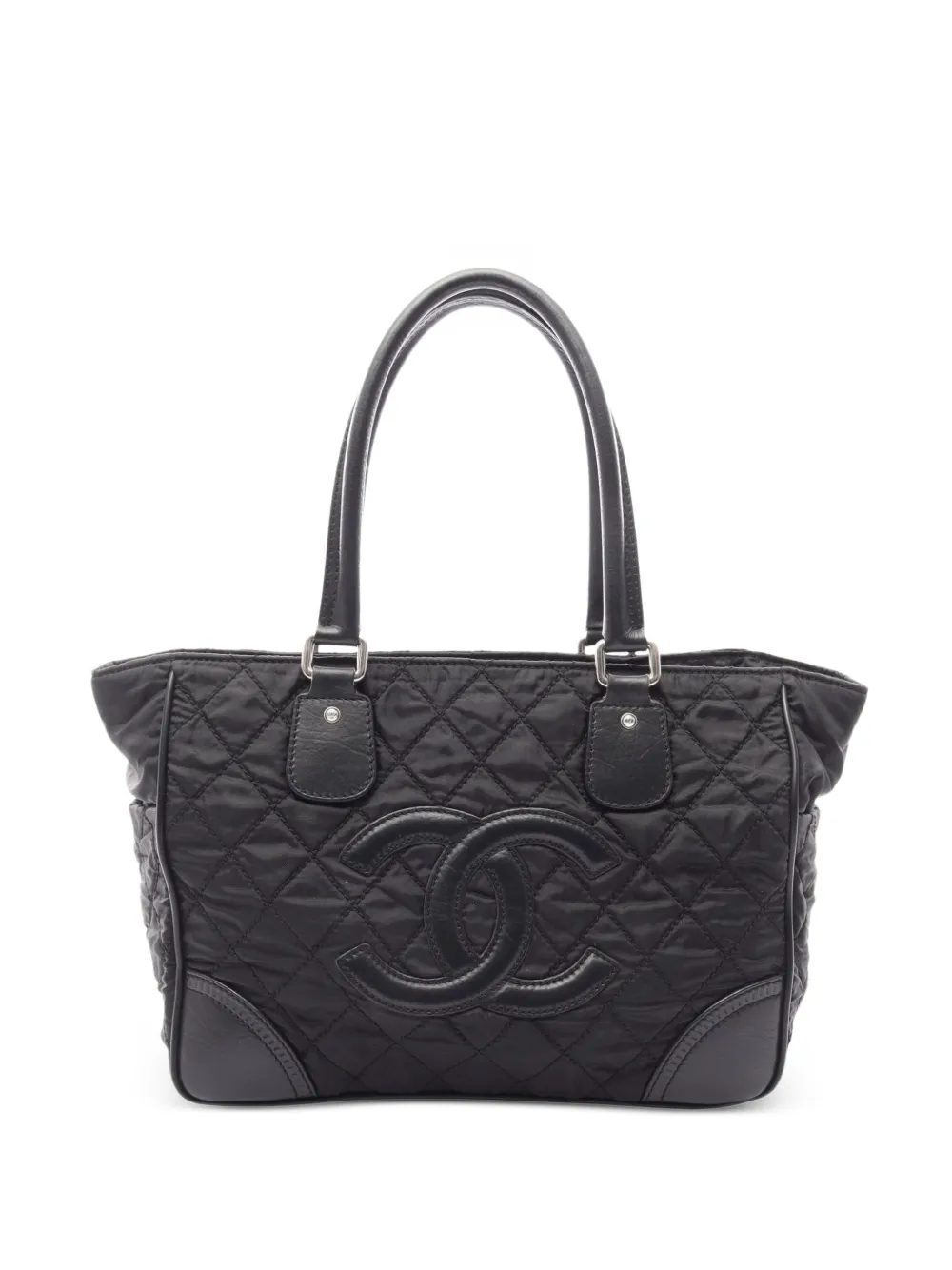 CHANEL Pre-Owned 2006-2008 Paris New York CC tote bag - Nero
