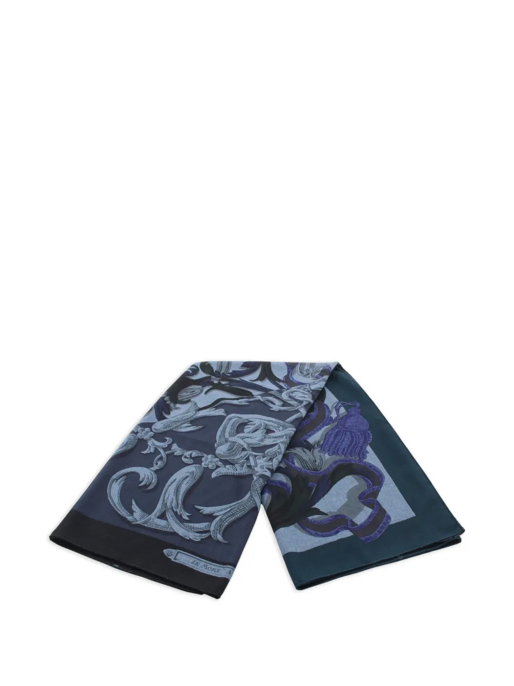 Hermès Pre-Owned 2010s Le Mors à la Conétable scarf - Blau