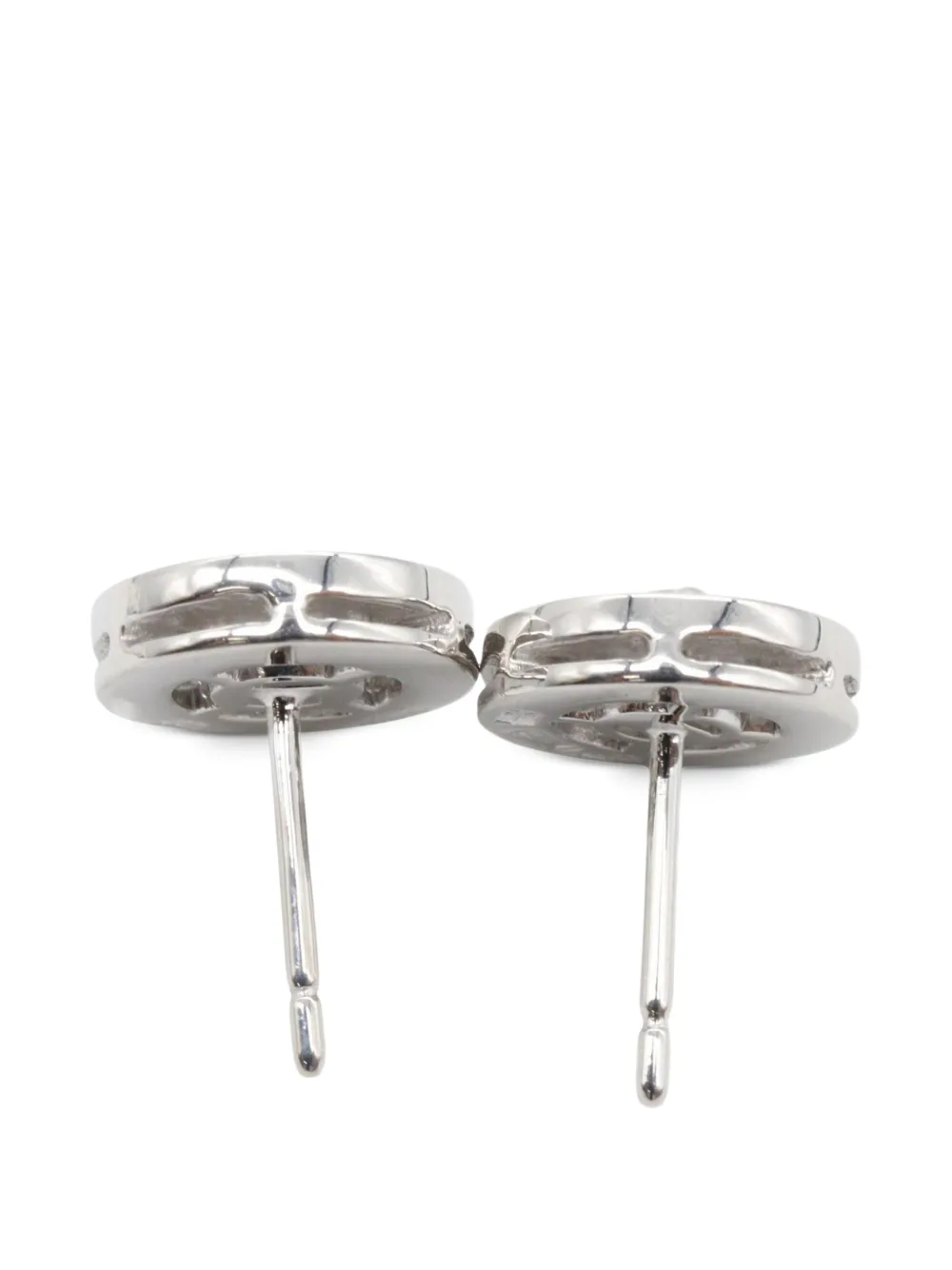Bvlgari Pre-owned 2010s Bulgari Bulgari Diamond Earrings in Silver, view 4