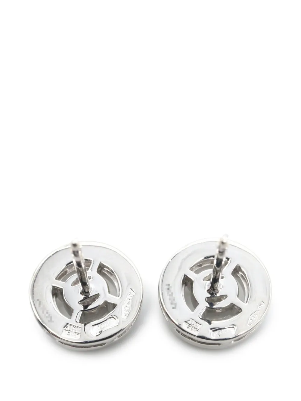 Bvlgari Pre-owned 2010s Bulgari Bulgari Diamond Earrings in Silver, view 2