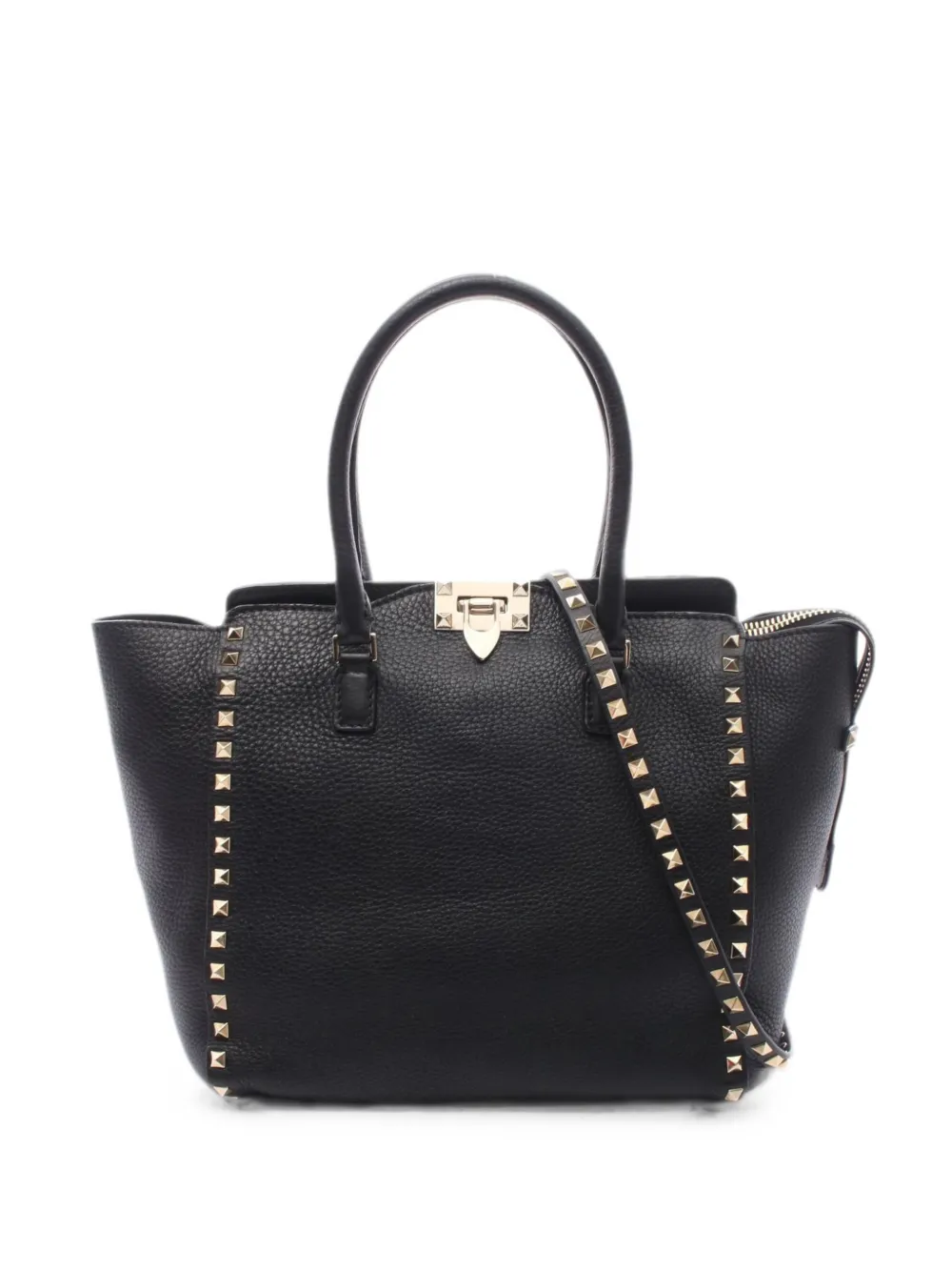 Valentino Garavani Pre-Owned 2010s Rockstud tote bag - Nero
