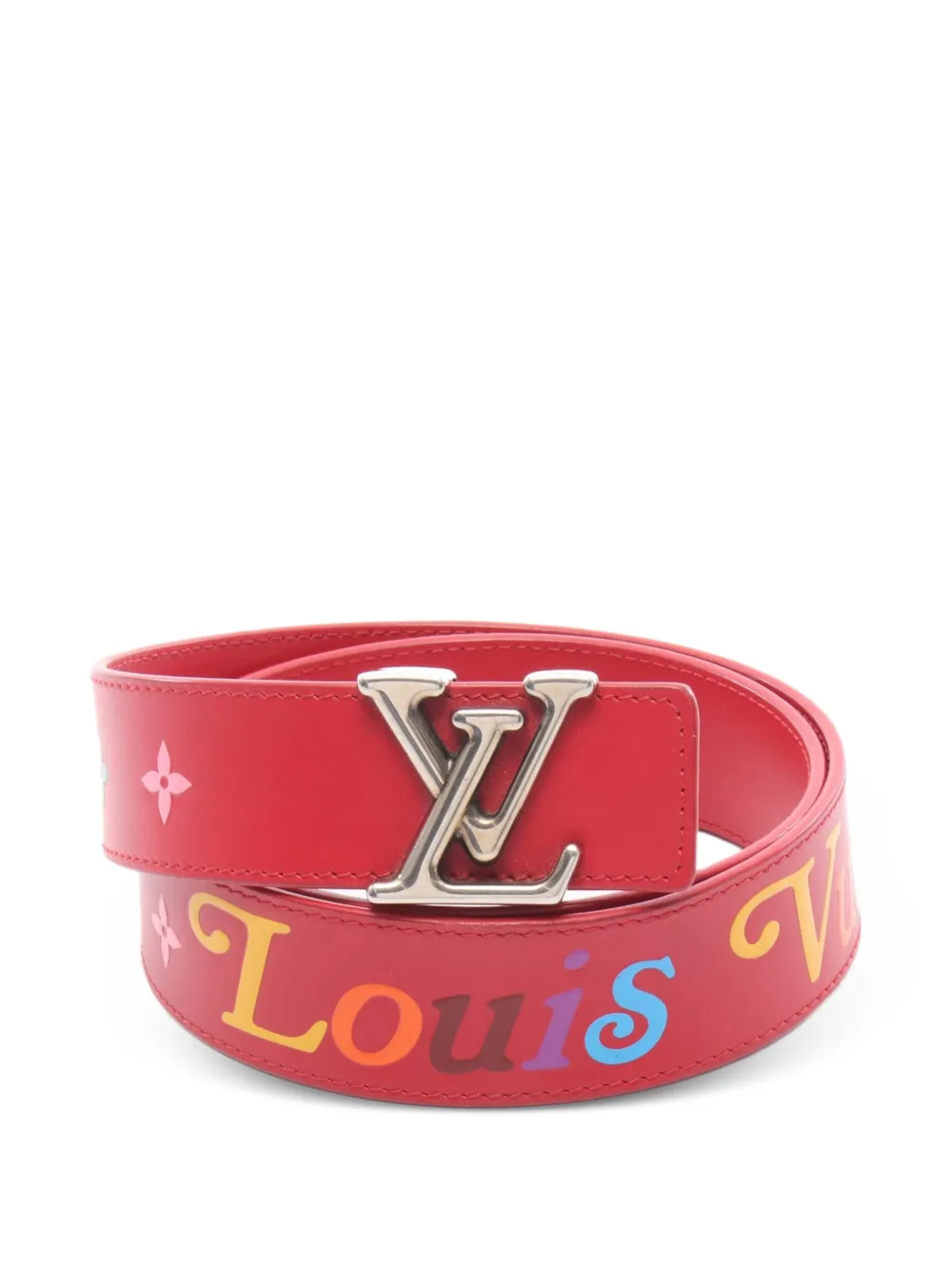 Louis Vuitton Pre-Owned 2010s New Wave belt - Rosso