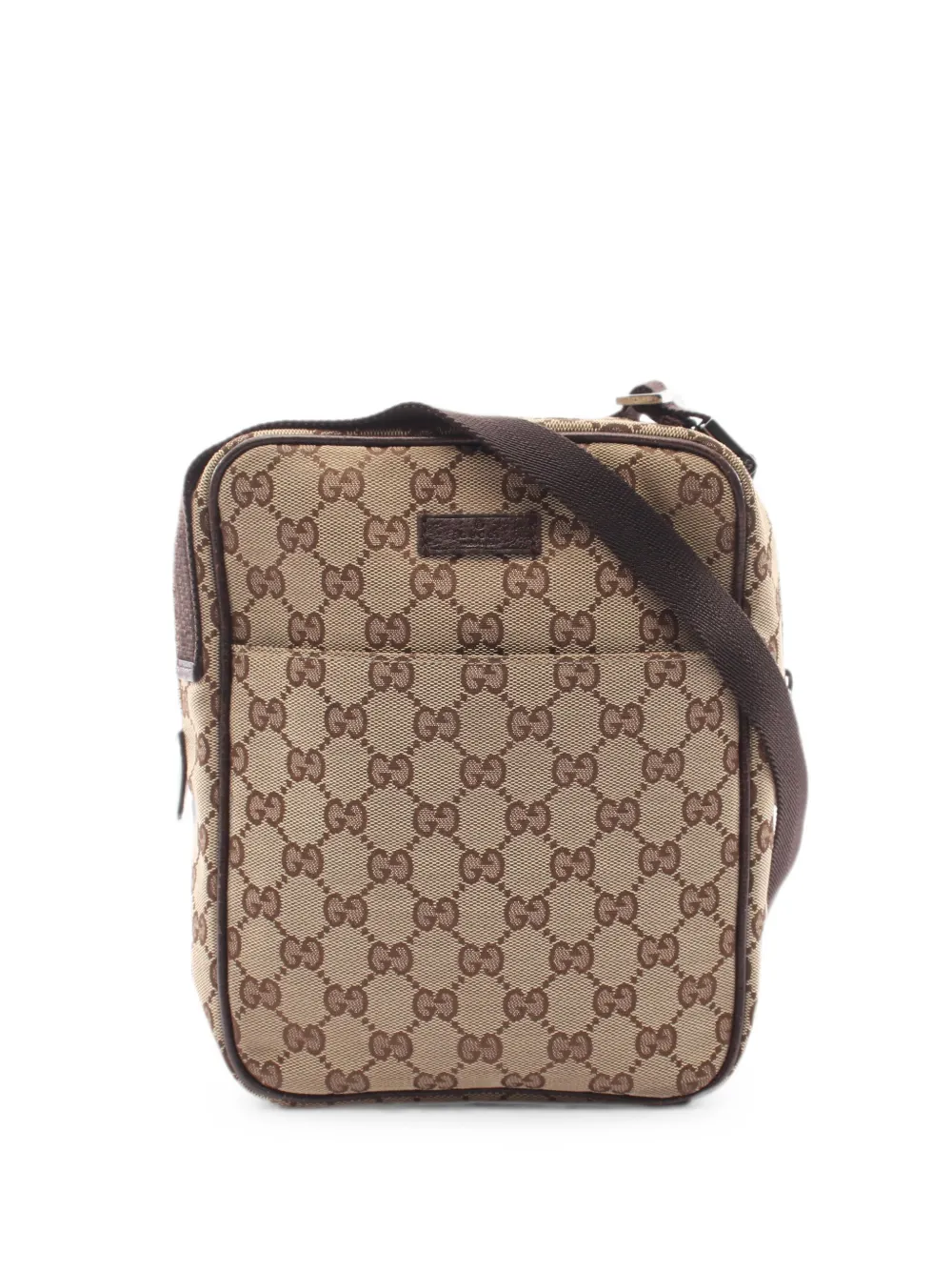 Gucci Pre-Owned 2000s GG logo-emblem cross body bag - Toni neutri