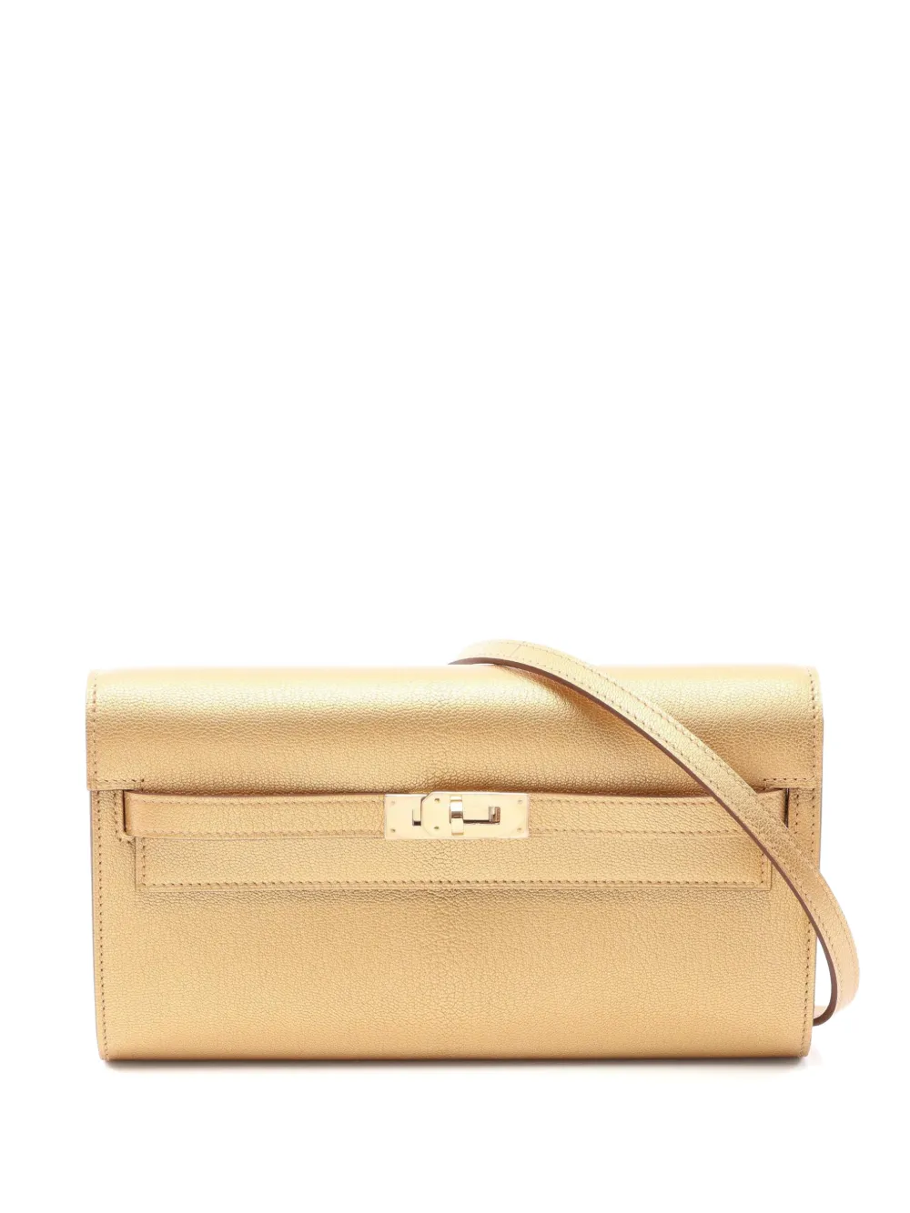 Hermès Pre-Owned Kelly To Go shoulder wallet - Gold