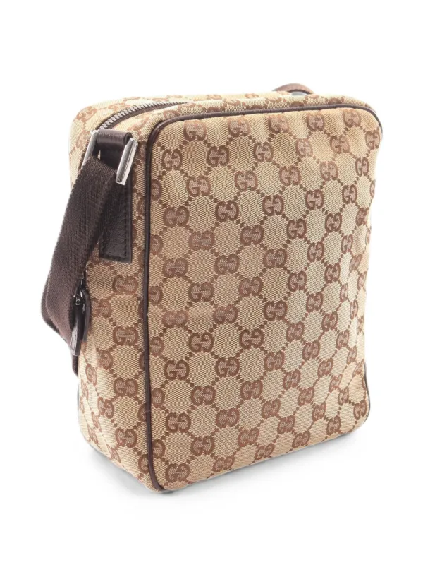 バッグ gucci demna body bag gg canvas old Gucci Pre-Owned 2000s GG Canvas Cross Body Bag | Neutrals | FARFETCH