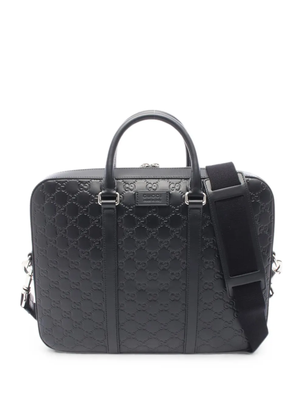 Gucci Pre-Owned 2010s Signature briefcase bag - Schwarz