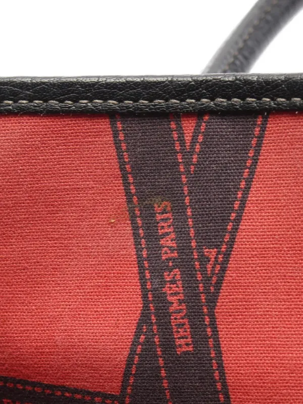 Hermès Pre-Owned 2006 ガーデンパーティー PM ボルデュック リボン