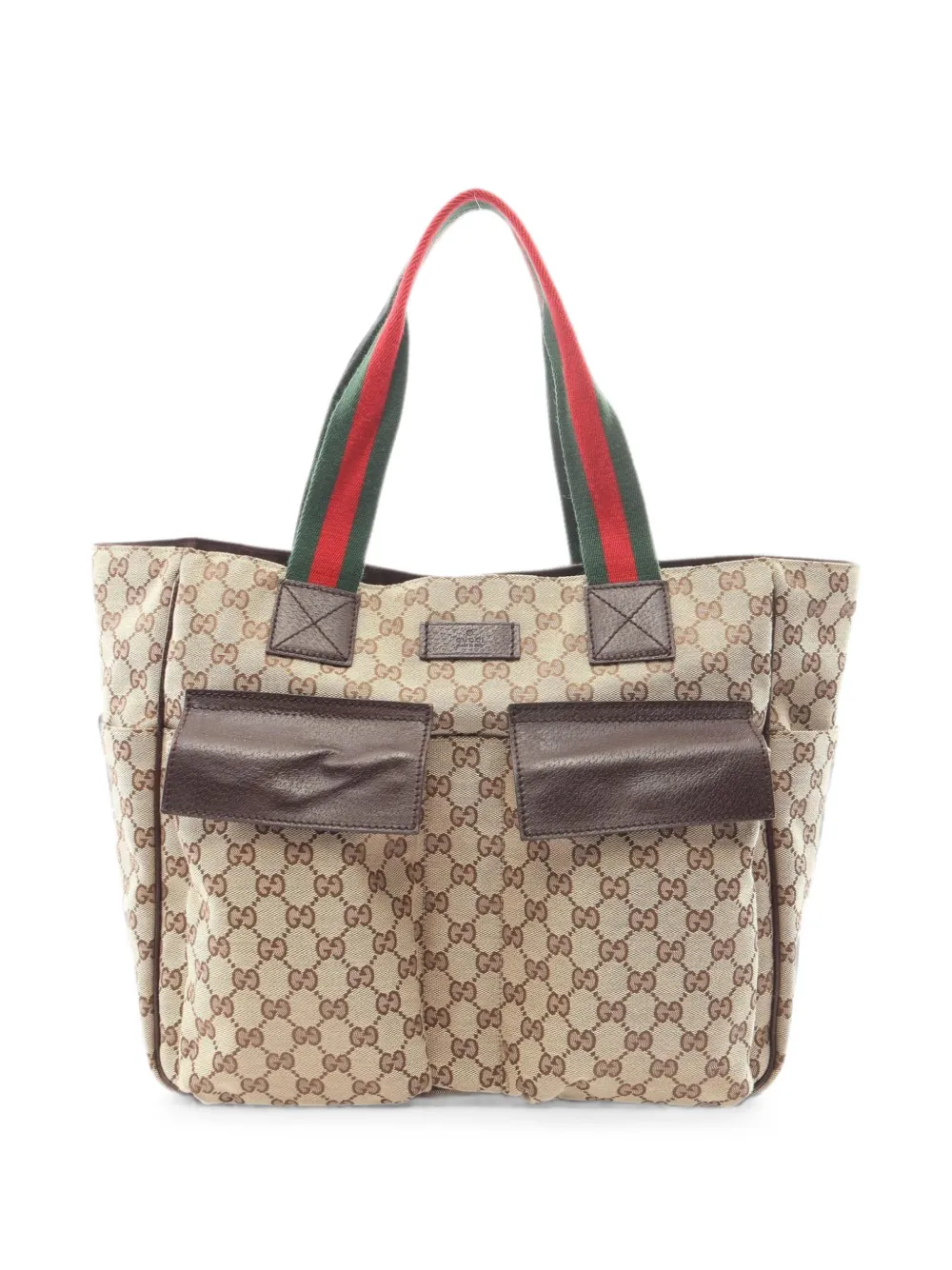 Gucci Pre-Owned 2010s GG canvas Sherry line tote bag - Toni neutri
