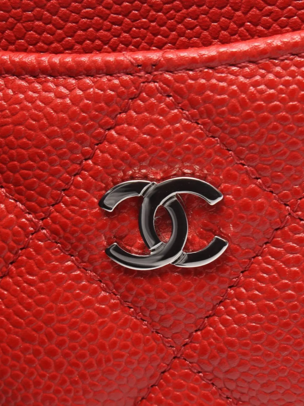 CHANEL Pre-Owned 2020-2021 ココマーク カードケース | レッド