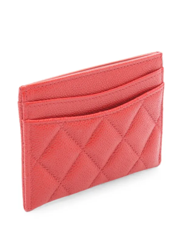 CHANEL Pre-Owned 2020-2021 ココマーク カードケース | レッド