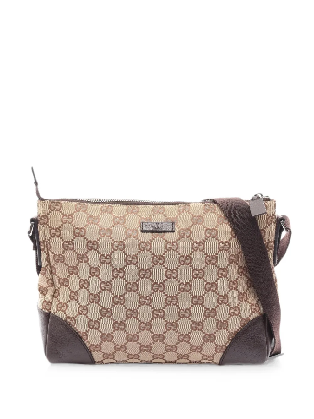 Gucci Pre-Owned 2000s GG canvas shoulder bag - Toni neutri