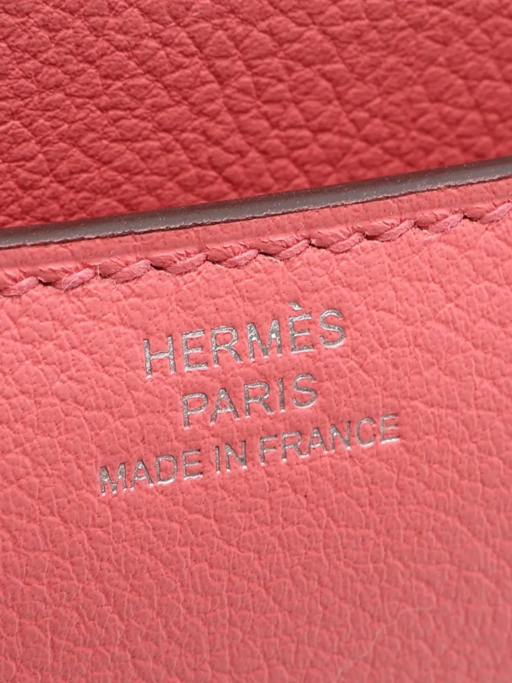Hermès Pre-owned 2020 Mini Constance 3 Shoulder Bag in Pink, view 4