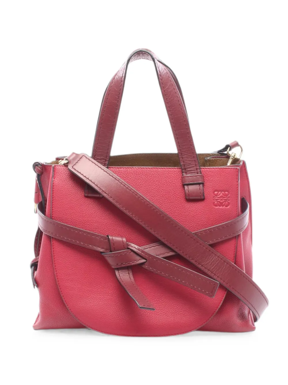Loewe Pre-Owned 2000s Gate top handle tote bag - Rosso