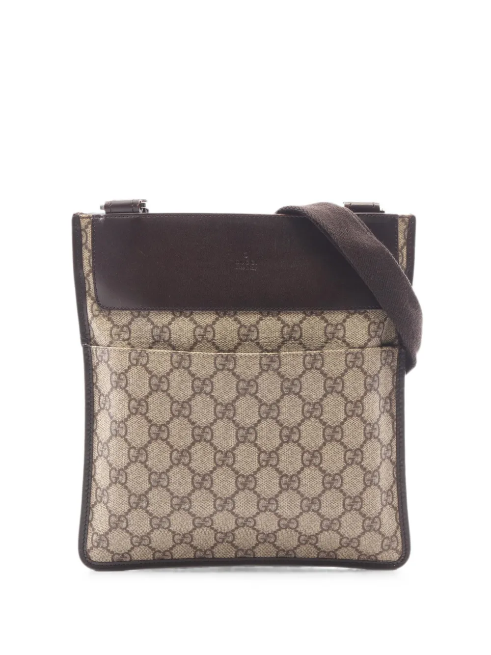 Gucci Pre-Owned 2010s GG Supreme cross body bag - Toni neutri