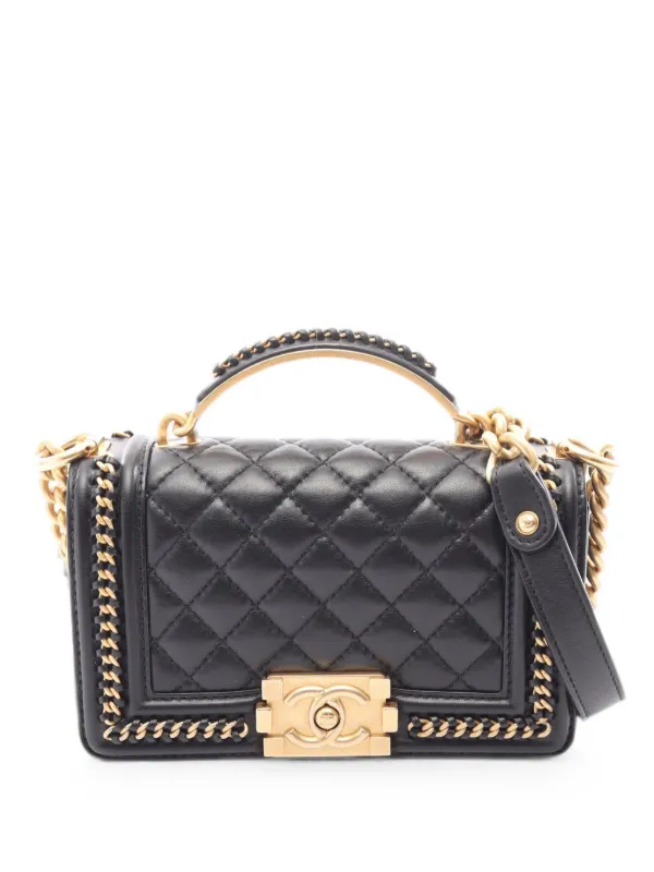 CHANEL Pre-Owned ボーイ シャネル ショルダーバッグ | ブラック 