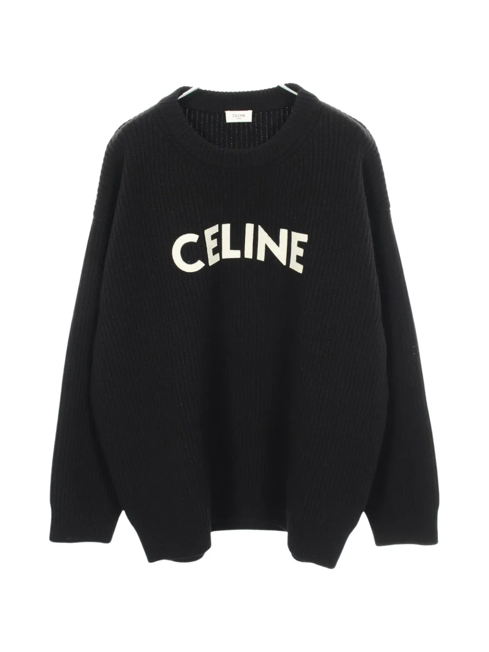 Celine Pre-Owned 2010s logo-print sweater - Nero