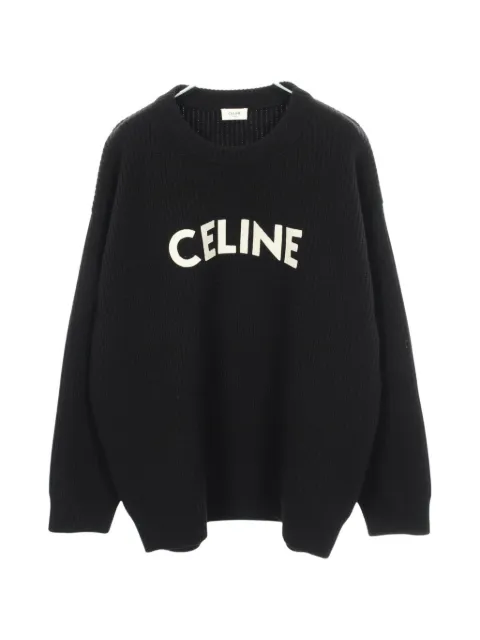 Celine Pre-Owned 2010s logo-print sweater