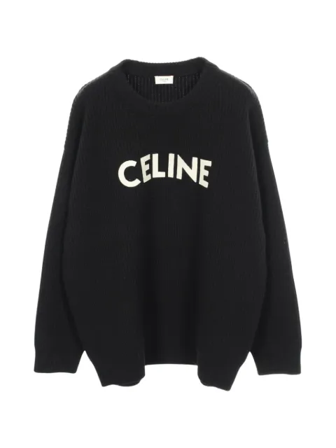 Celine Pre-Owned 2010s logo-print sweater