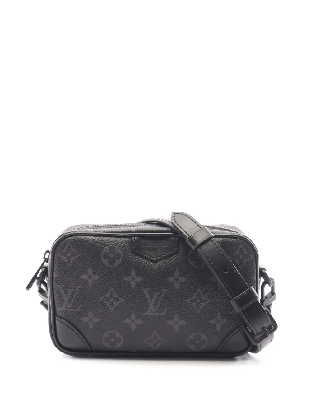 Louis Vuitton Pre-Owned 2021-2026 Monogram Eclipse Trocadero Wearable Wallet crossbody bag - Black
