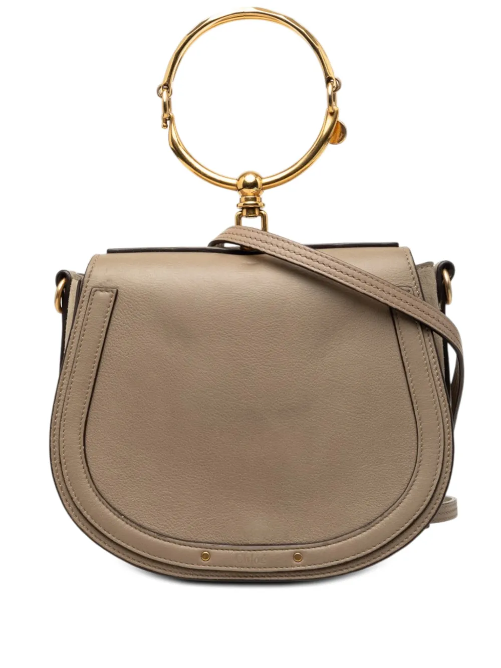Chloé Pre-Owned 2017 Medium Leather Nile Bracelet satchel - Marrone