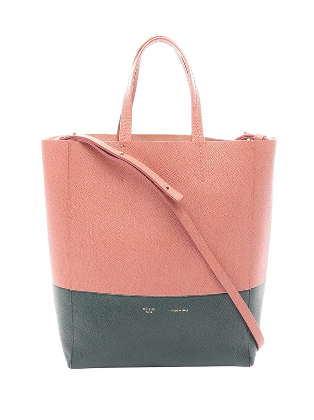 Celine Pre-Owned 2000-2026 Small Leather Vertical Cabas Tote satchel - Rosa