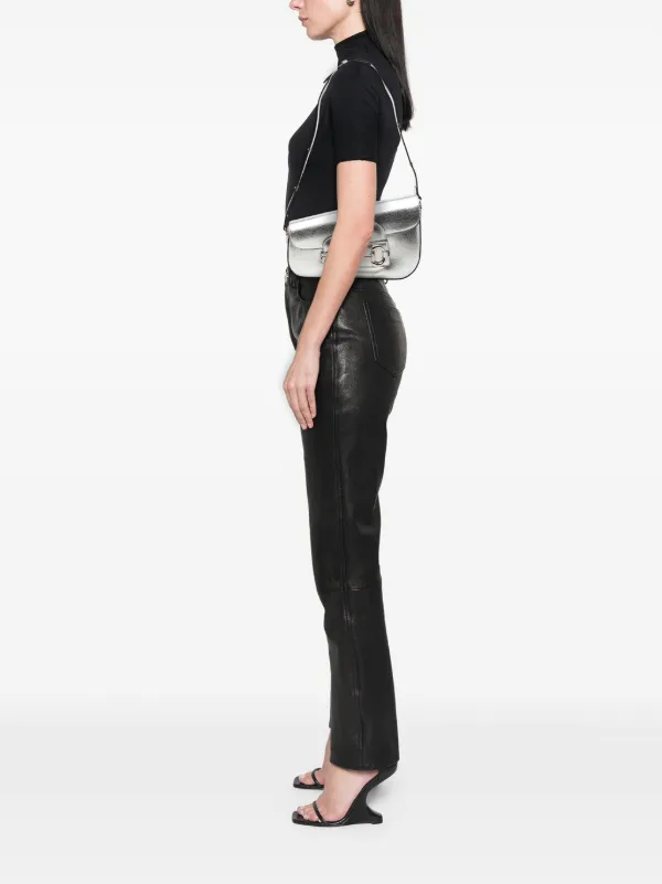 Gucci Pre-Owned 2000-2015 Metallic Textured Calfskin Asymmetric