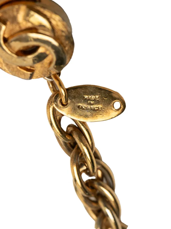 CHANEL Pre-Owned 1980-1990 ココマーク ゴールドプレーテッド