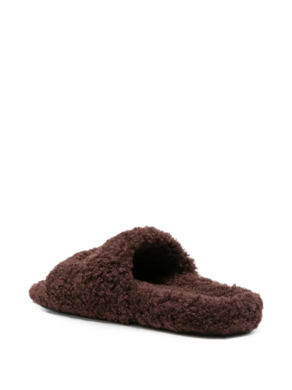 Balenciaga Furry Open slides Bruin