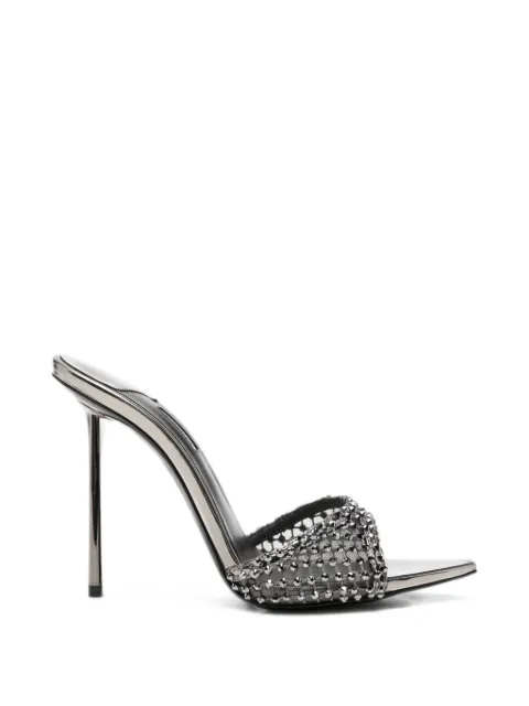 Le Silla Gilda crystal-embellished pointed-toe heeled sandals