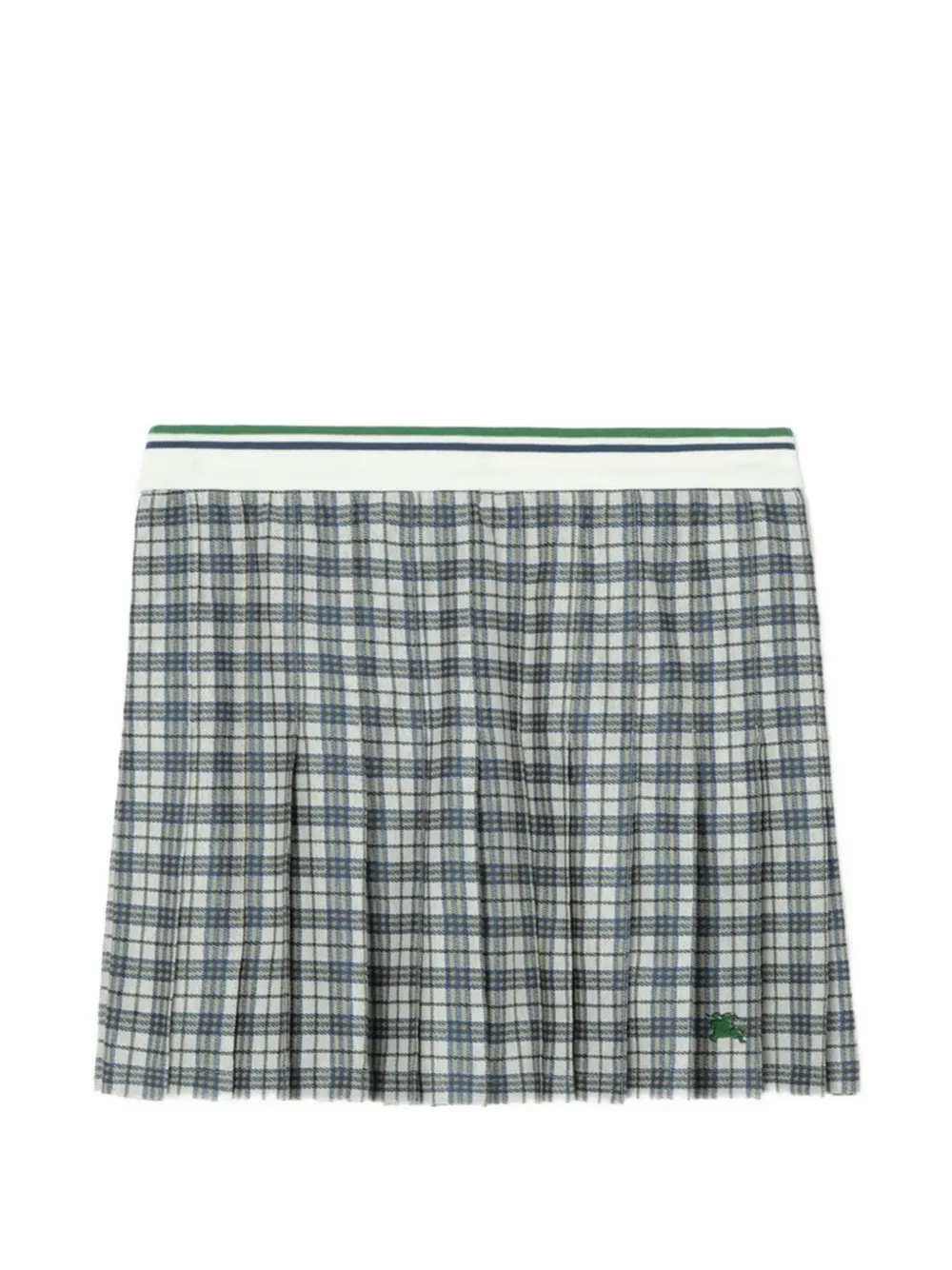 Burberry Geruite plooirok Blauw