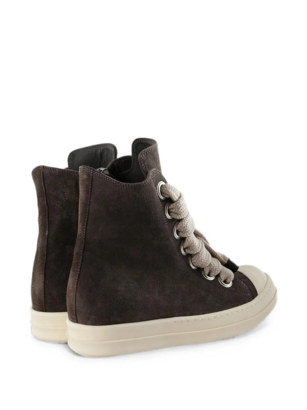 Rick Owens Jumbolace high-top jumbo-lace sneakers Bruin