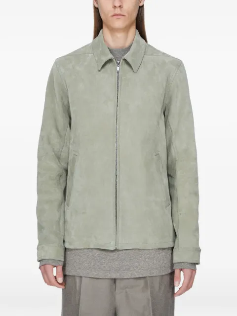 Rick Owens suede zip-up jacket