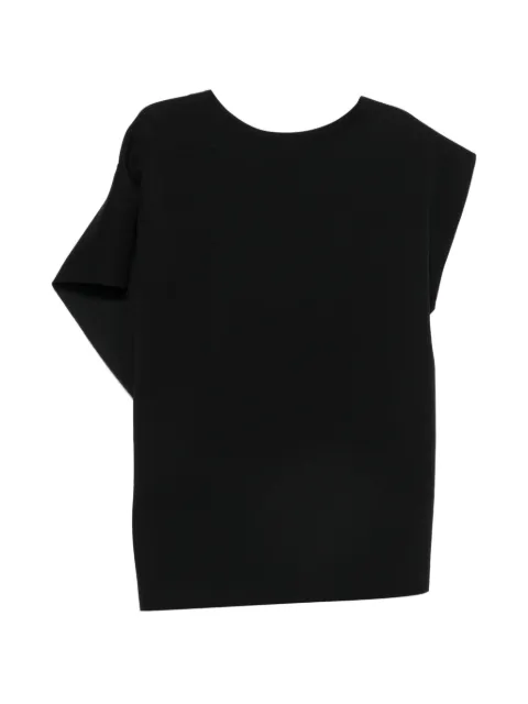 CFCL AC Milan draped asymmetric-sleeve top